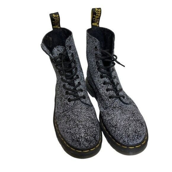 Dr. Martens 1460 PASCAL LEATHER SPLATTER PRINT BOOTS Men’s Size 10 - Picture 4 of 8